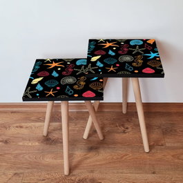 Hanah Home Juego de Mesas Nido Multicolor